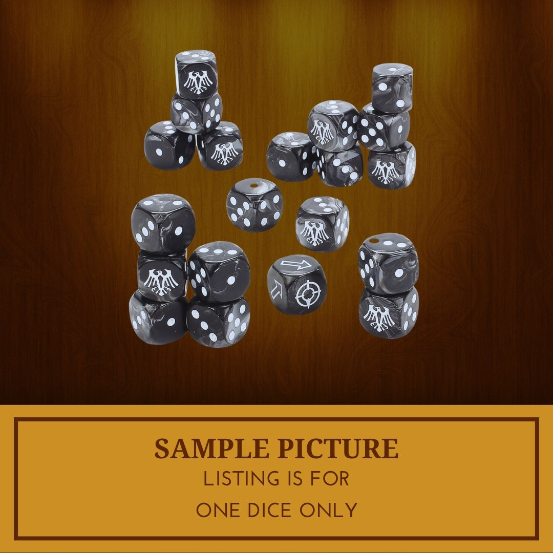 1x Raven Guard Dice - Warhammer 40K Horus Heresy