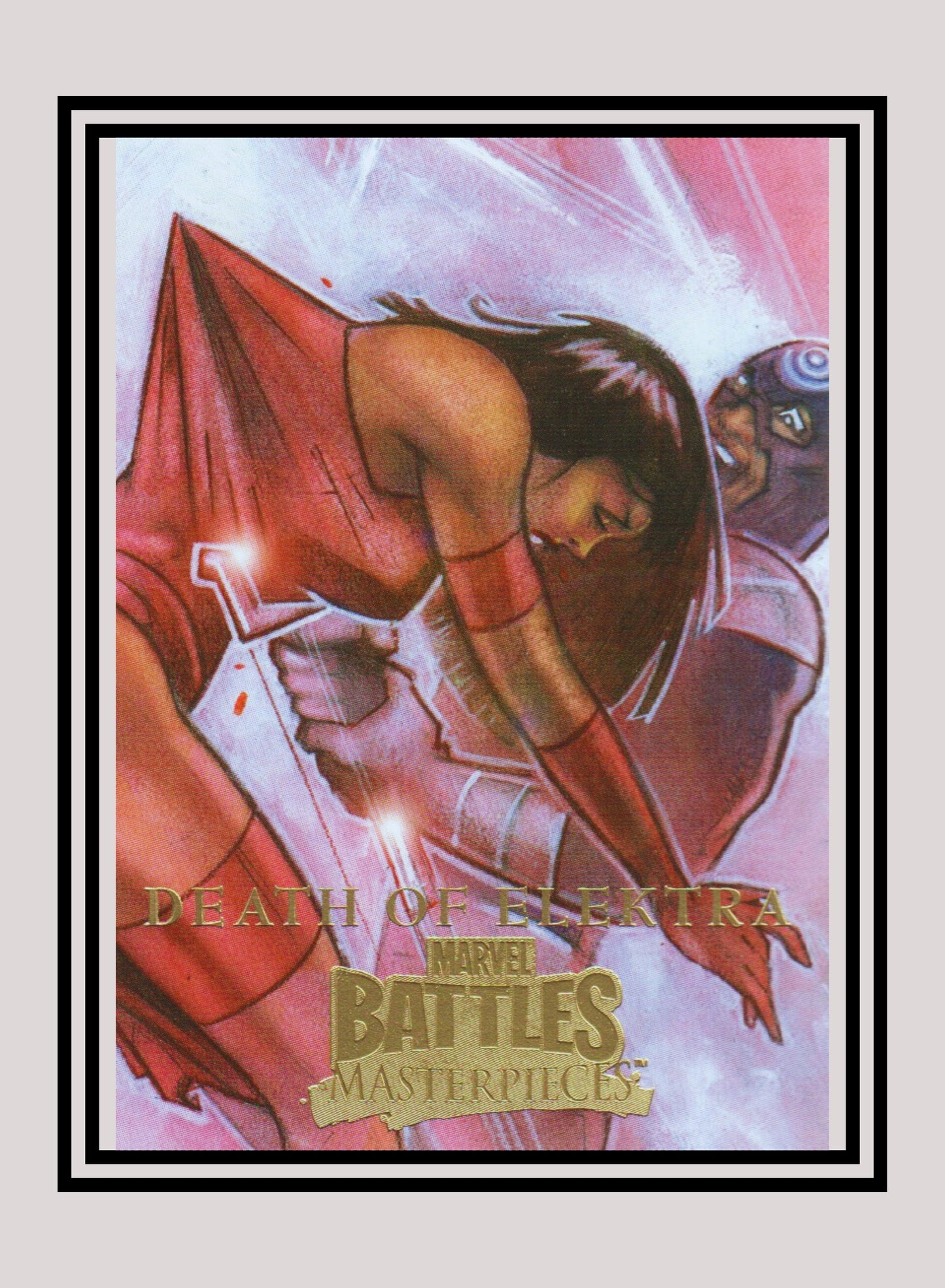 Marvel! 1x Death of Elektra - Base (#53 - 2008 Upper Deck Marvel Masterpieces Series 3)