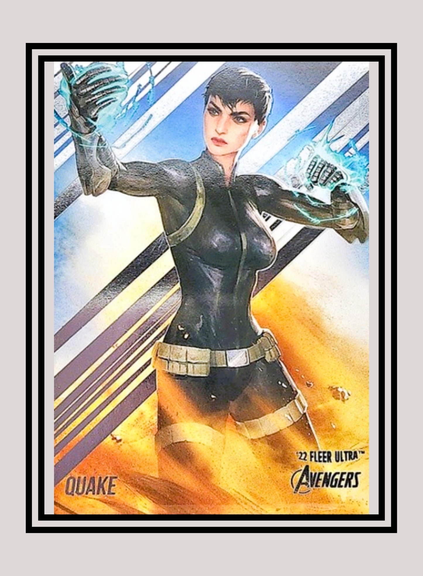 Marvel! 1x Quake - Base (#53 - 2022 Fleer Ultra Avengers)