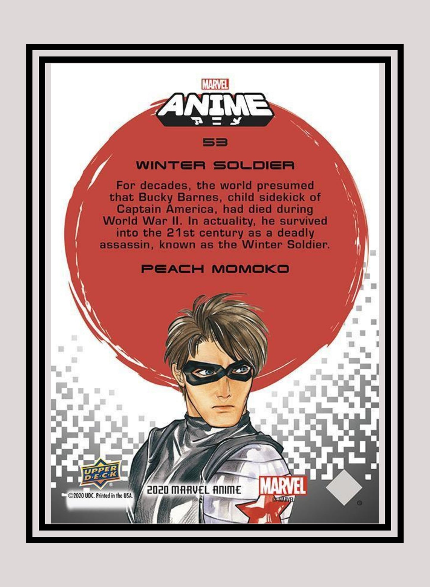 Marvel! 1x Winter Soldier - Base (#53 - 2020 Upper Deck Marvel Anime)