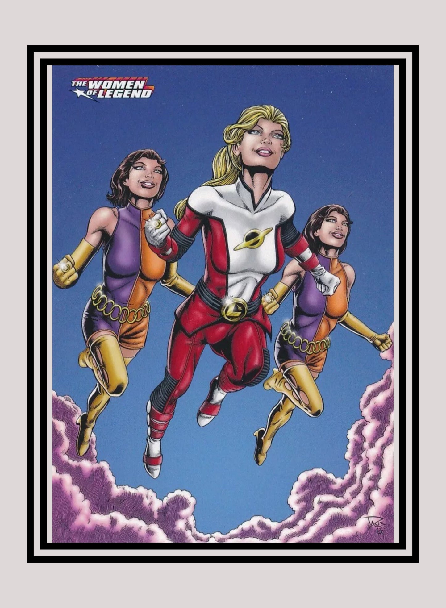 DC! 1x Saturn Girl & Duplicate Damsel - Base (#54 - 2013 Cryptozoic The Women of Legend)