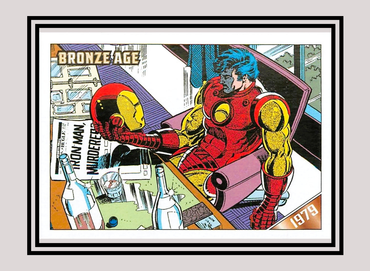 Marvel! 1x Iron Man #128 - Base (#54 - 2012 Rittenhouse Marvel Bronze Age)