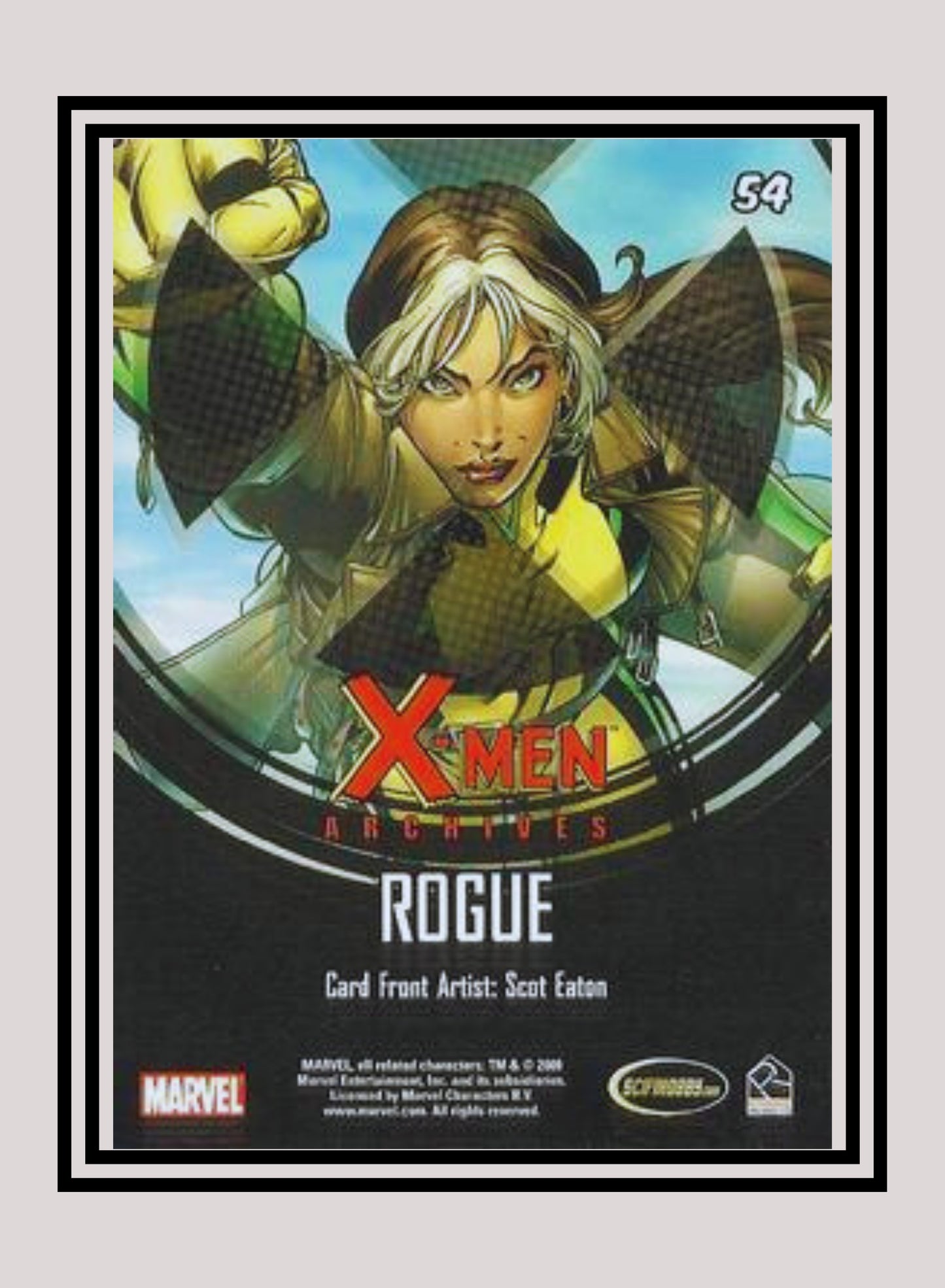 Marvel! 1x Rogue - Base (#54 - 2009 Rittenhouse X-Men Archives)