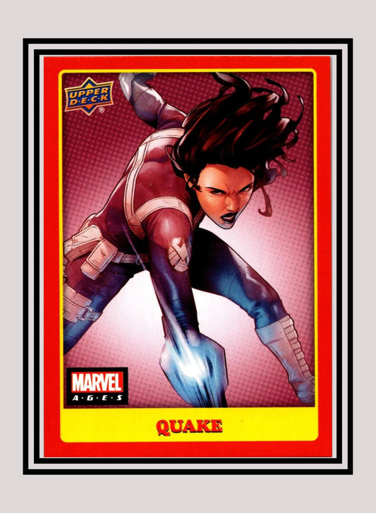 Marvel! 1x Quake - Base (#055 - 2020 Upper Deck Marvel Ages)