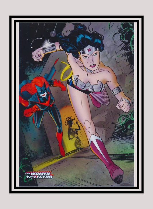 DC! 1x Wonder Woman & Batwoman - Base (#55 - 2013 Cryptozoic The Women of Legend)