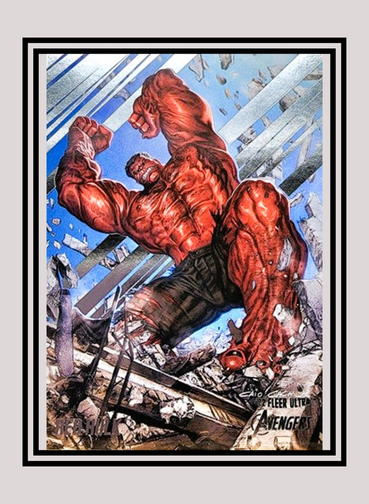 Marvel! 1x Red Hulk - Base (#56 - 2022 Fleer Ultra Avengers)