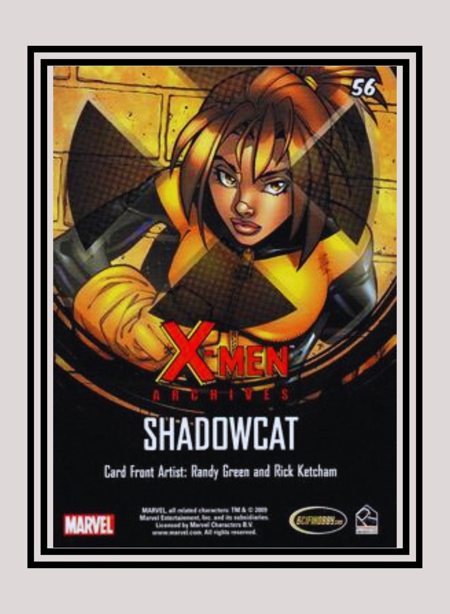 Marvel! 1x Shadowcat - Base (#56 - 2009 Rittenhouse X-Men Archives)