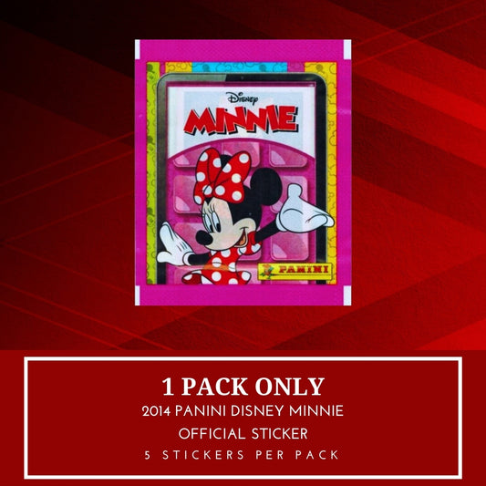 1x 2014 Panini Disney Minnie - Sticker Pack (SEALED)