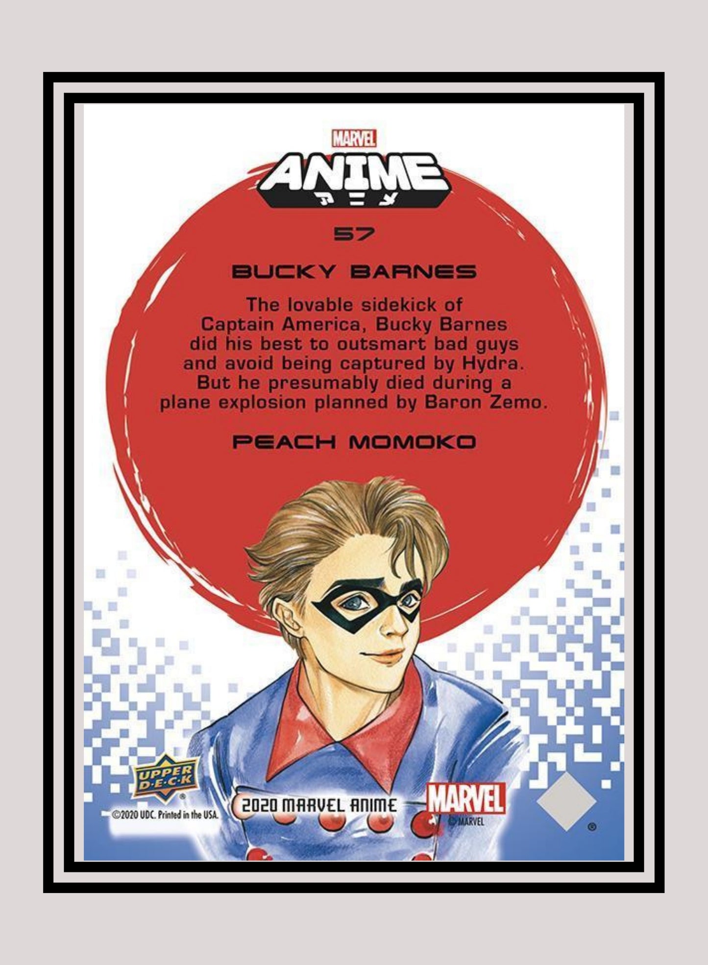 Marvel! 1x Bucky Barnes - Base (#57 - 2020 Upper Deck Marvel Anime)