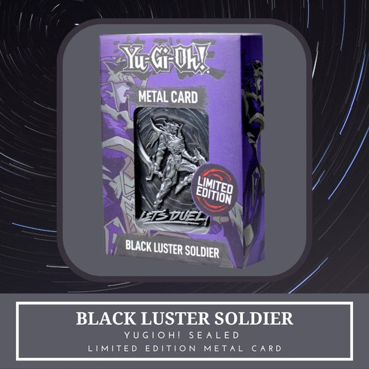 Yugioh! 1x Black Luster Soldier Metal Card - Limited Edition (SEALED)