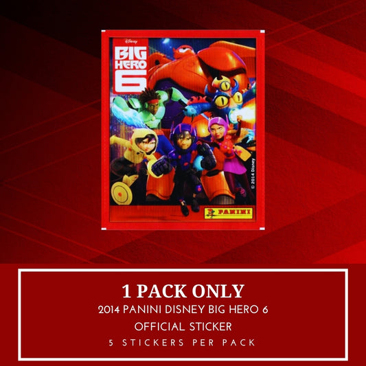 1x 2014 Panini Disney Big Hero 6 - Sticker Pack (SEALED)