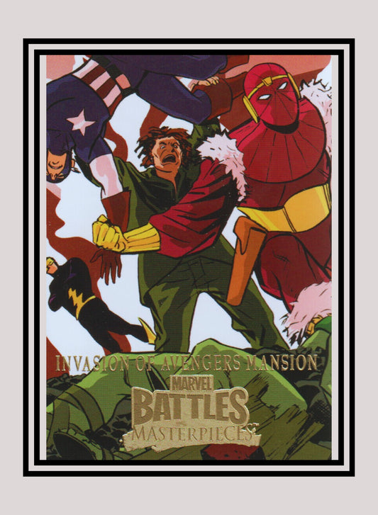 Marvel! 1x Invasion of Avengers Mansion - Base (#58 - 2008 Upper Deck Marvel Masterpieces Series 3)