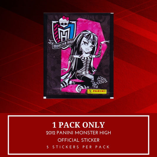 1x 2012 Panini Monster High - Sticker Pack (SEALED)