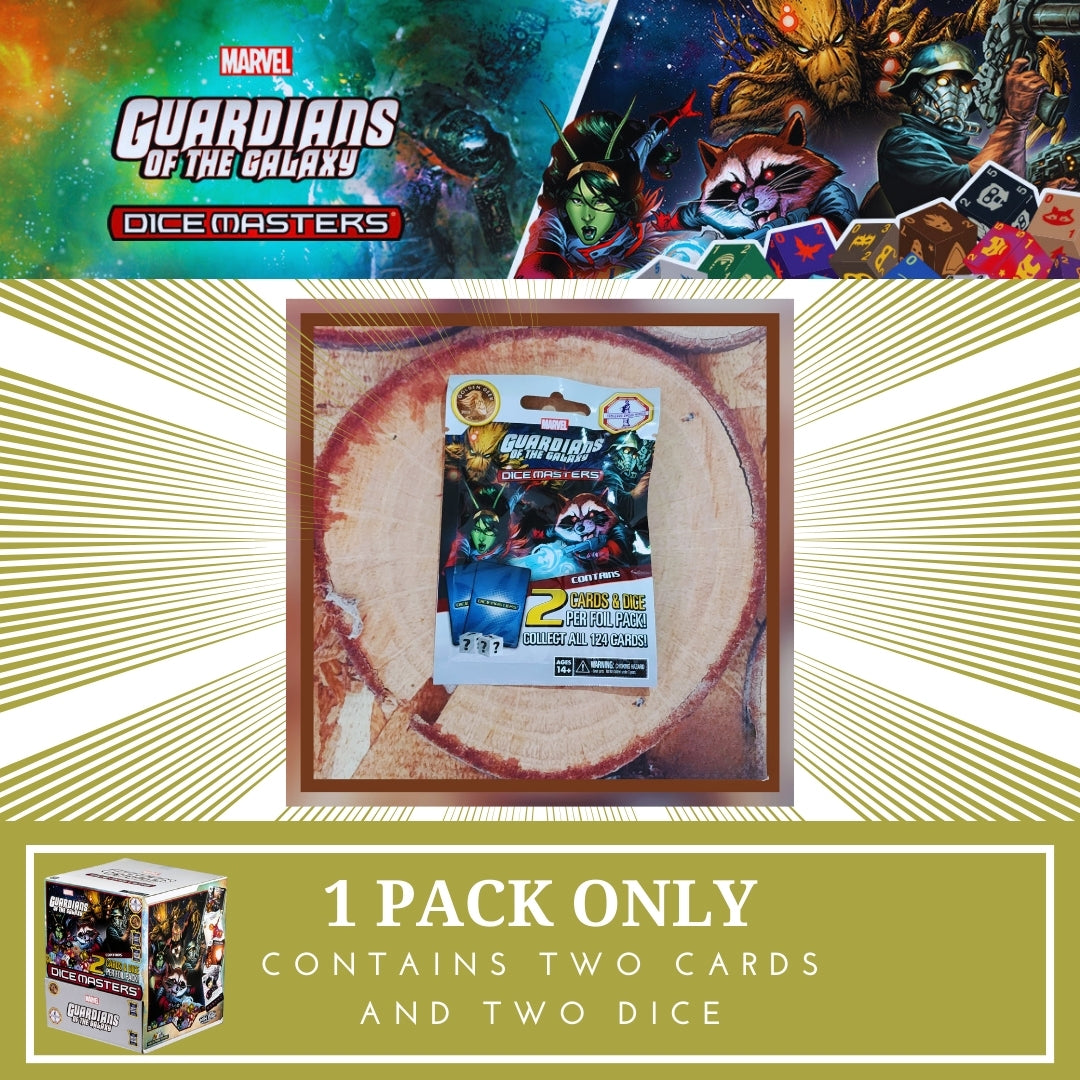 1x 2017 Marvel Guardians of the Galaxy - Dice Masters Pack (SEALED)