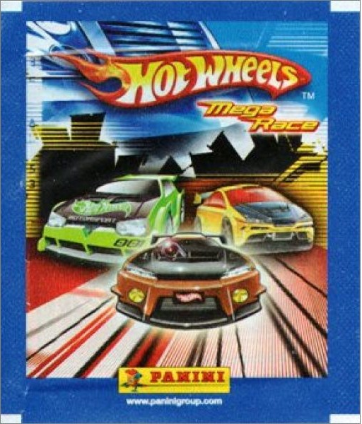 1x 2005 Panini Hot Wheels Mega Race - Sticker Pack (SEALED)