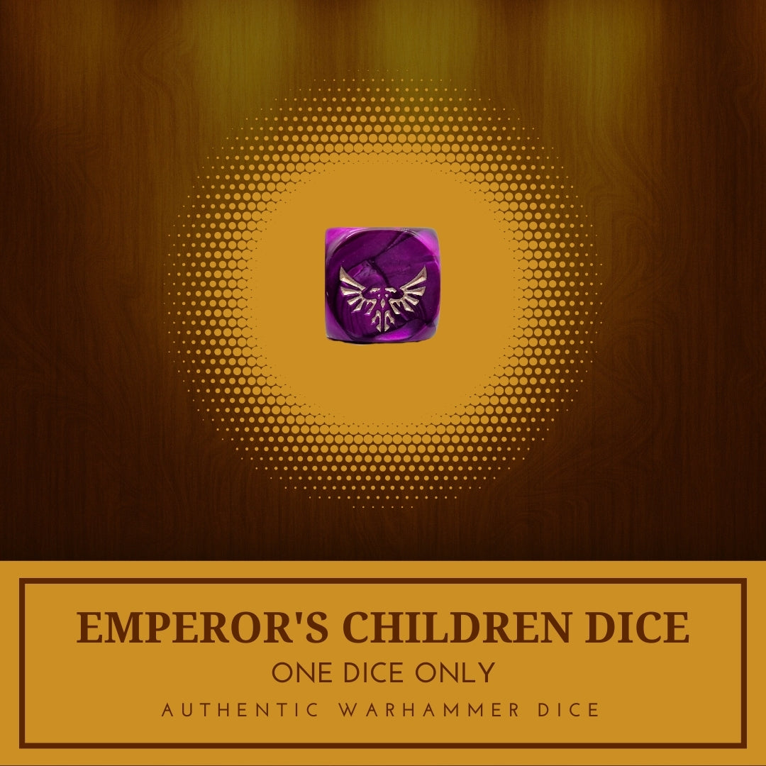 1x Emperors Children Dice - Warhammer 40K Horus Heresy