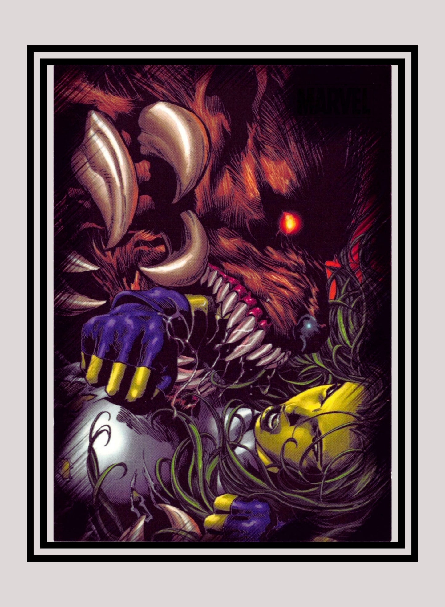 Marvel! 1x She-Hulk vs. Ursa Major - Base (#60 - 2010 Rittenhouse Marvel Heroes & Villains)