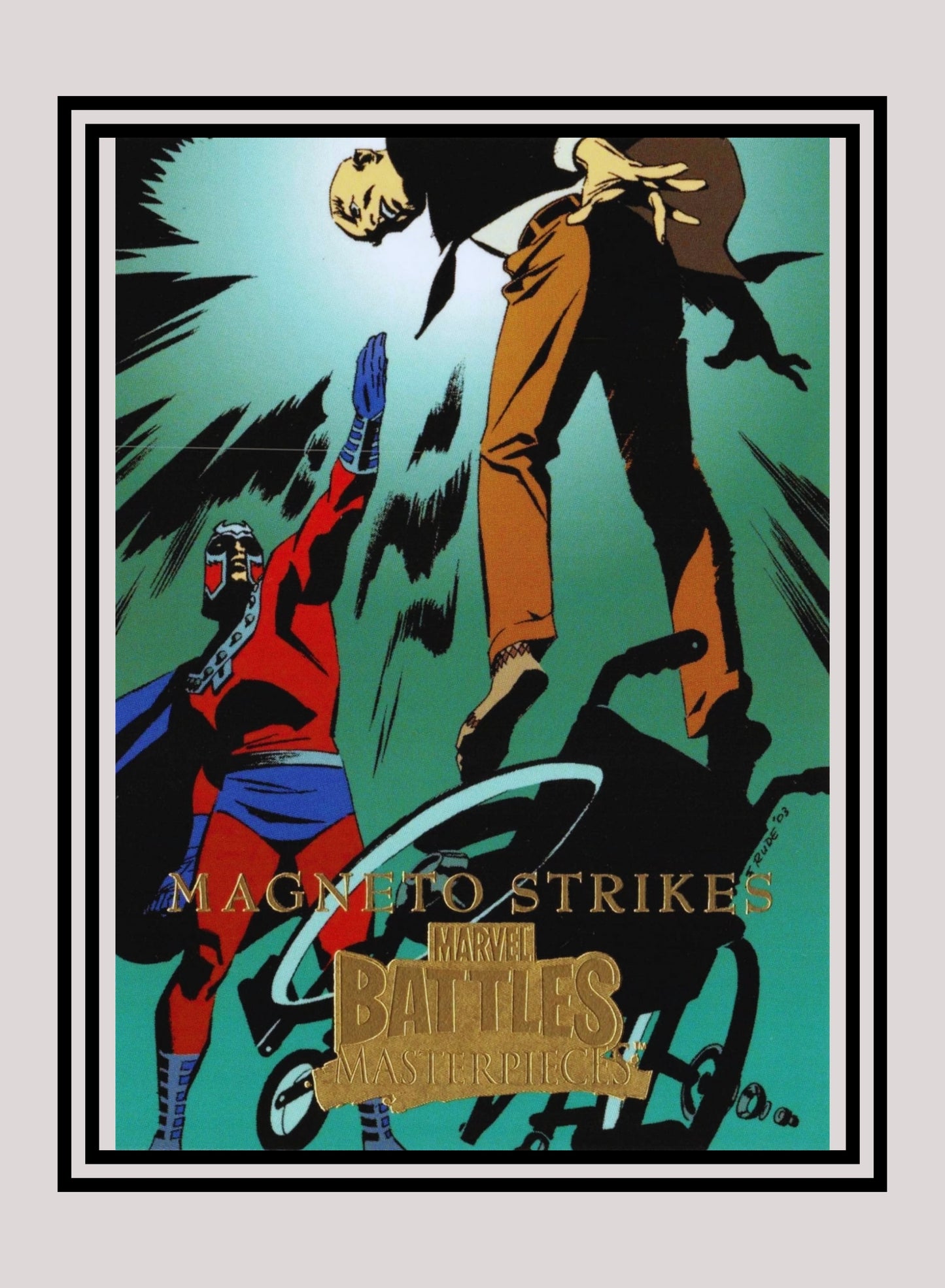 Marvel! 1x Magneto Strikes - Base (#60 - 2008 Upper Deck Marvel Masterpieces Series 3)