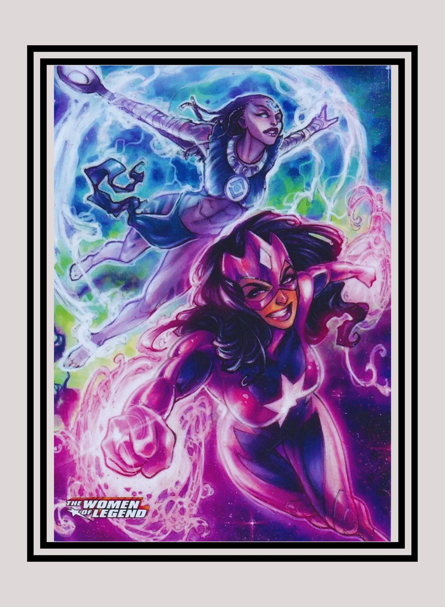 DC! 1x Indigo & Star Sapphire - Base (#60 - 2013 Cryptozoic The Women of Legend)