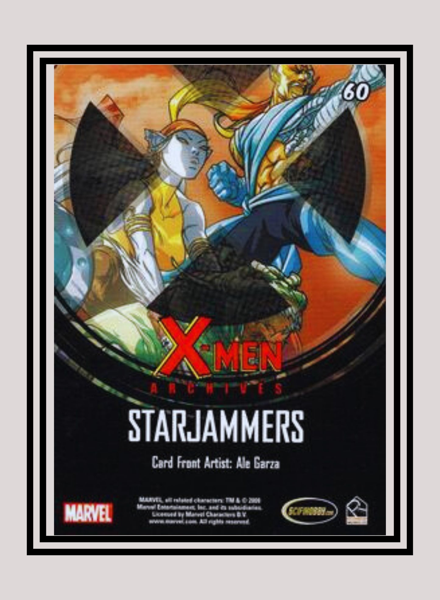 Marvel! 1x Starjammers - Base (#60 - 2009 Rittenhouse X-Men Archives)