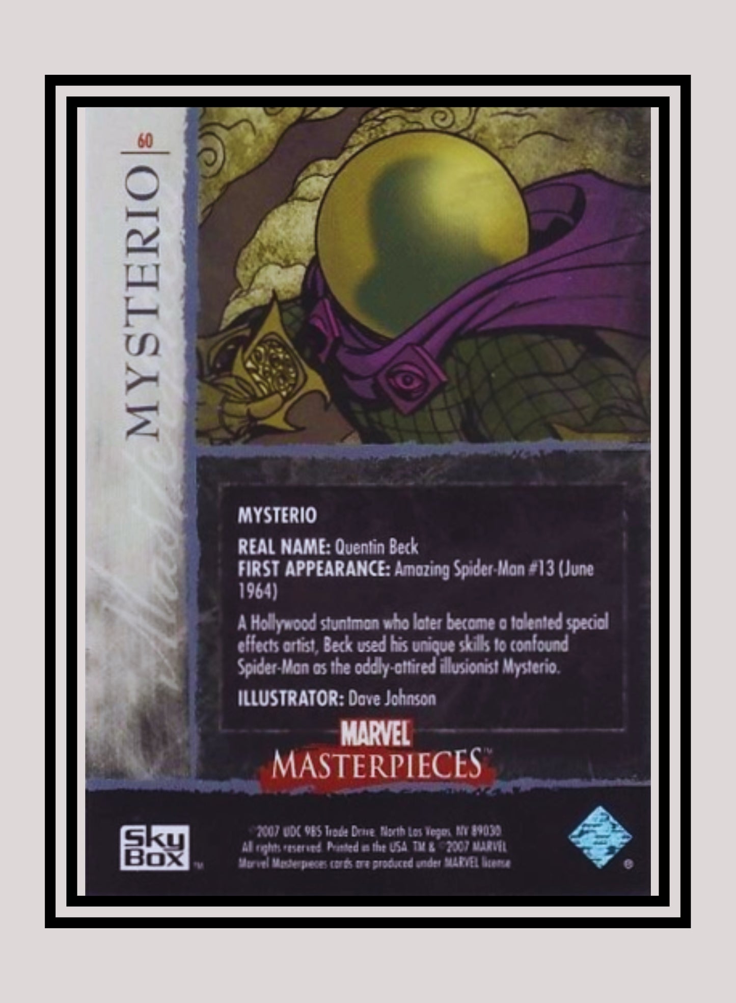 Marvel! 1x Mysterio - Base (#60 - 2007 Upper Deck Marvel Masterpieces)
