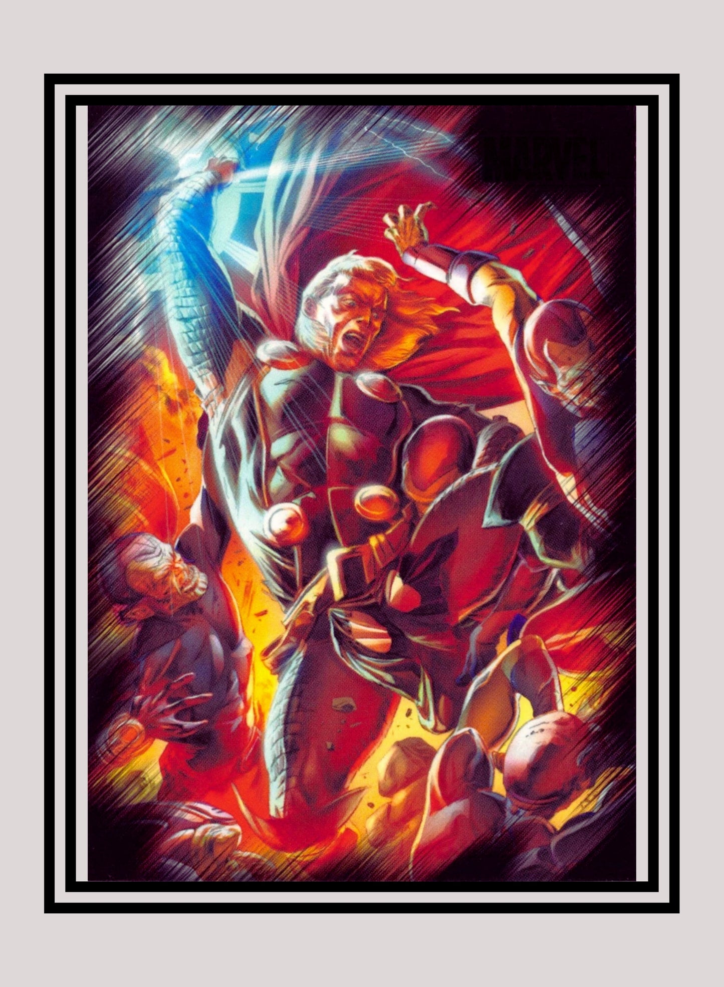 Marvel! 1x Thor vs. Skrull - Base (#61 - 2010 Rittenhouse Marvel Heroes & Villains)