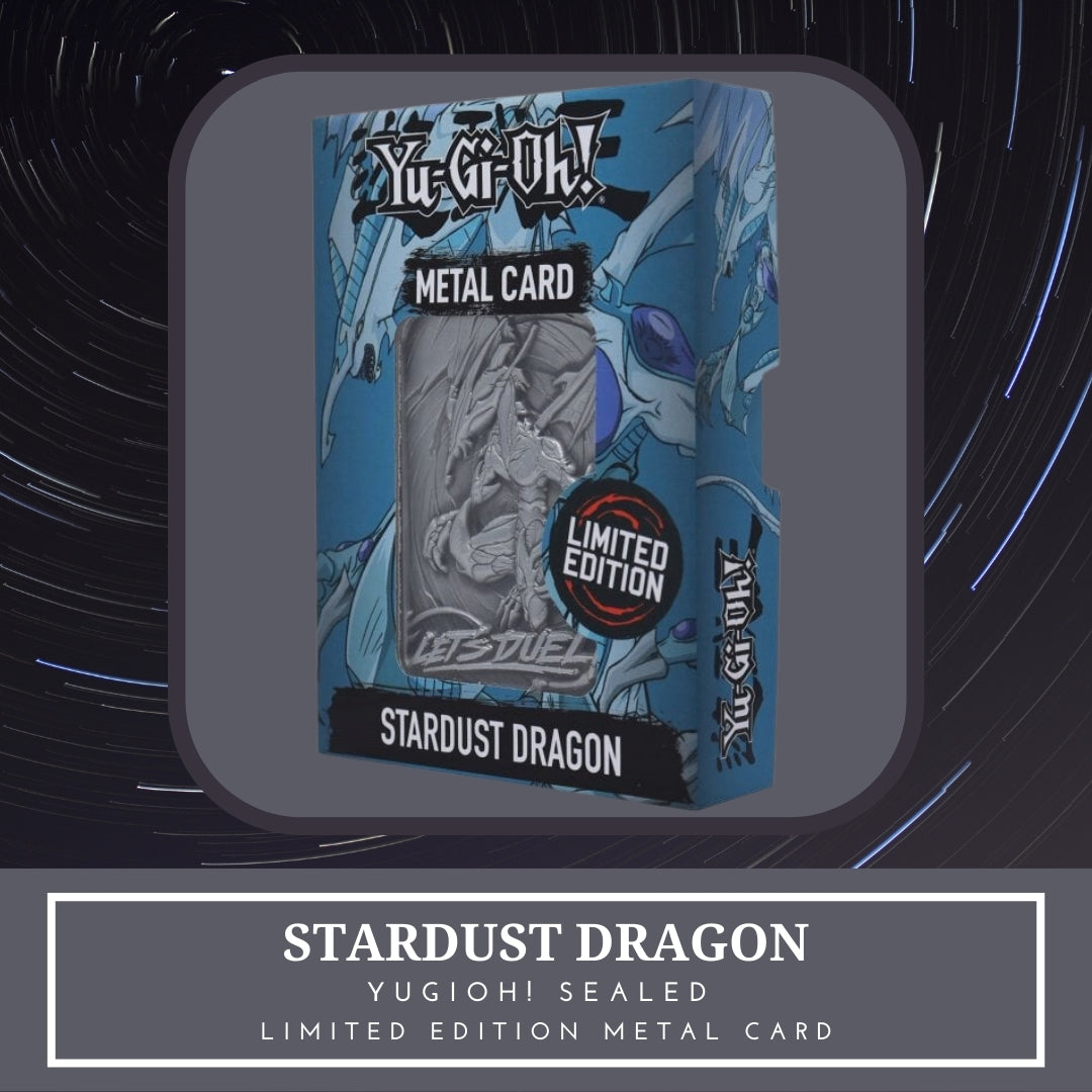 Yugioh! 1x Stardust Dragon Metal Card - Limited Edition (SEALED)