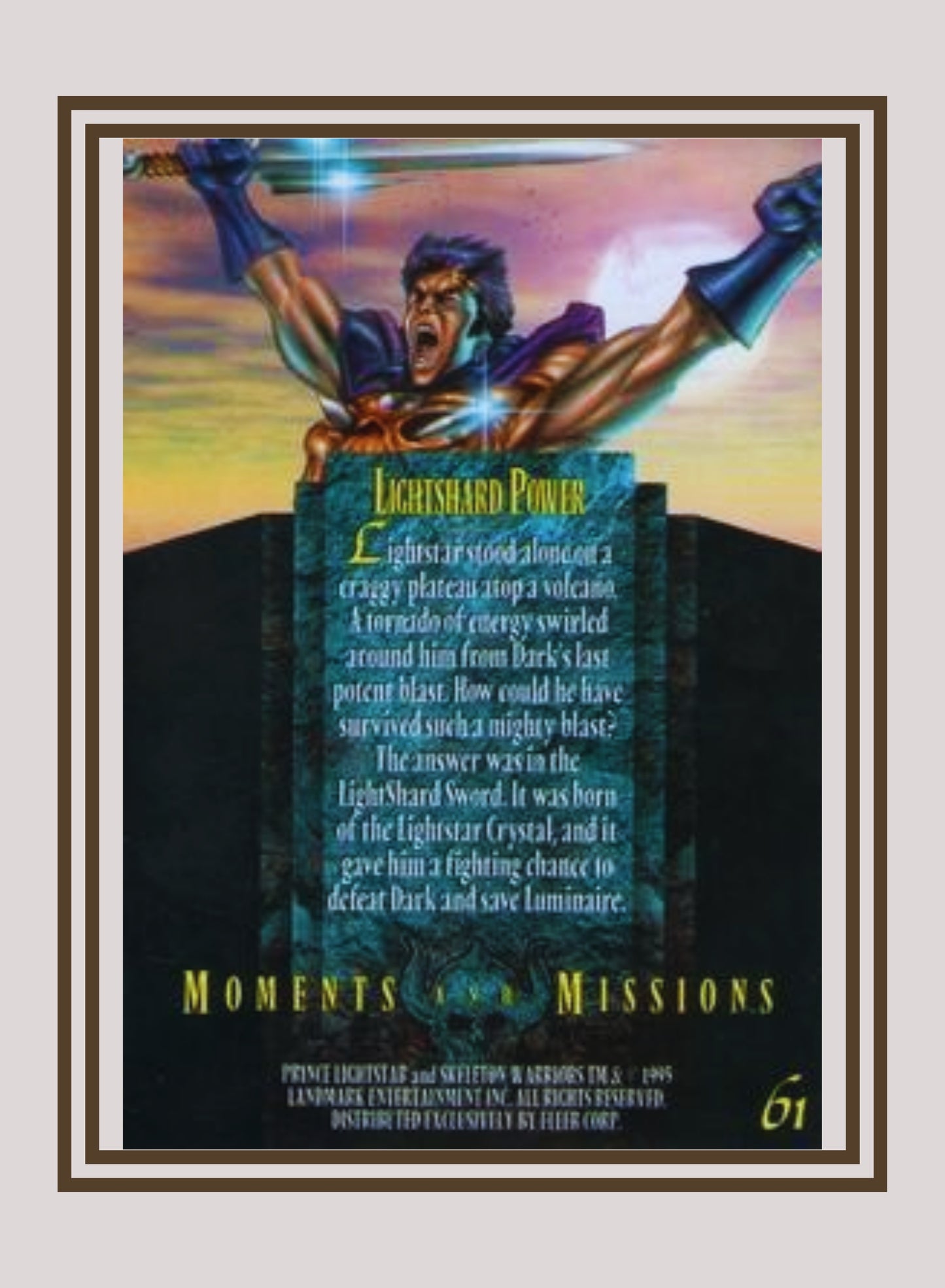 1x Lightshard Power - Base (#061 - 1995 Fleer Ultra Skeleton Warriors)