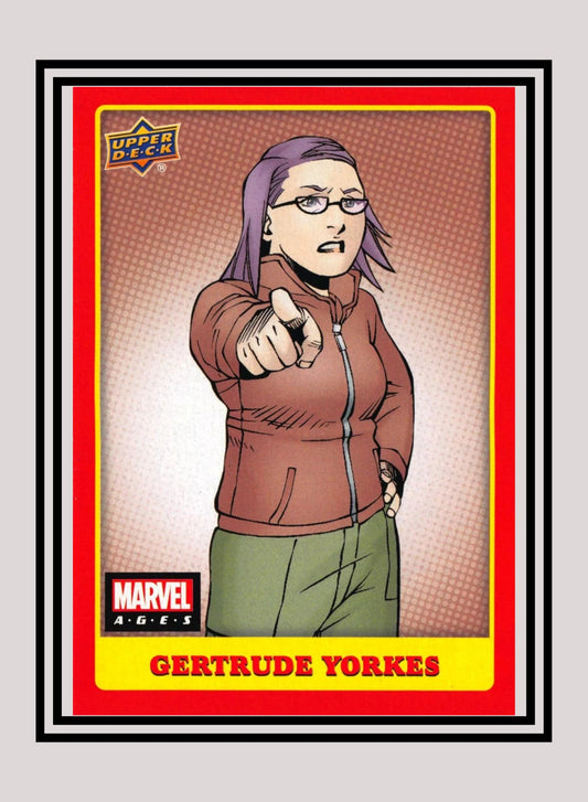 Marvel! 1x Gertrude Yorkes - Base (#062 - 2020 Upper Deck Marvel Ages)