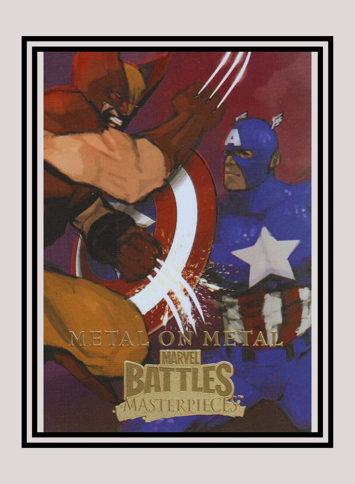 Marvel! 1x Metal on Metal - Base (#62 - 2008 Upper Deck Marvel Masterpieces Series 3)