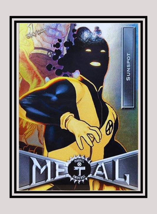 Marvel! 1x Sunspot - Base Low Series (#063 - 2021 Upper Deck X-Men Metal Universe)