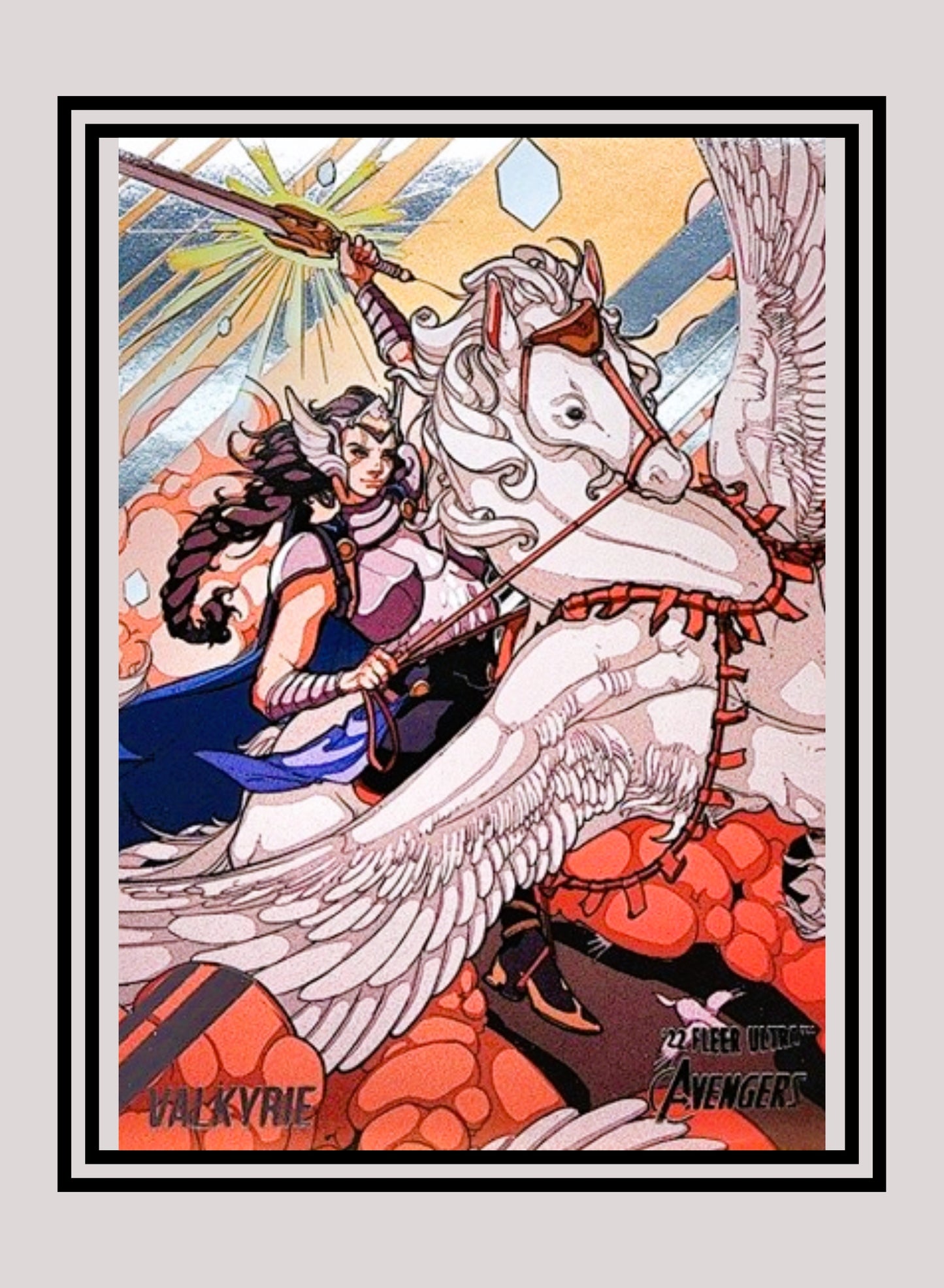 Marvel! 1x Valkyrie - Base (#63 - 2022 Fleer Ultra Avengers)