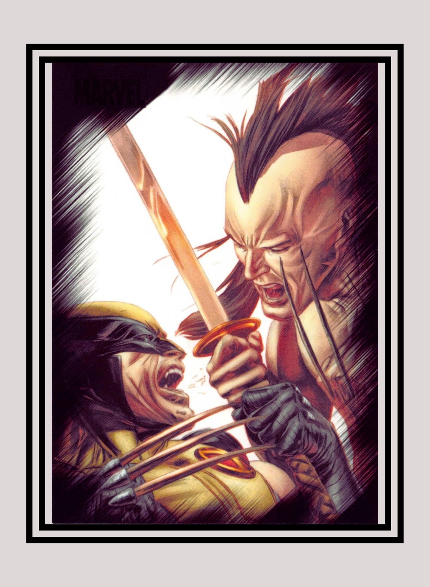 Marvel! 1x Wolverine vs. Daken - Base (#63 - 2010 Rittenhouse Marvel Heroes & Villains)