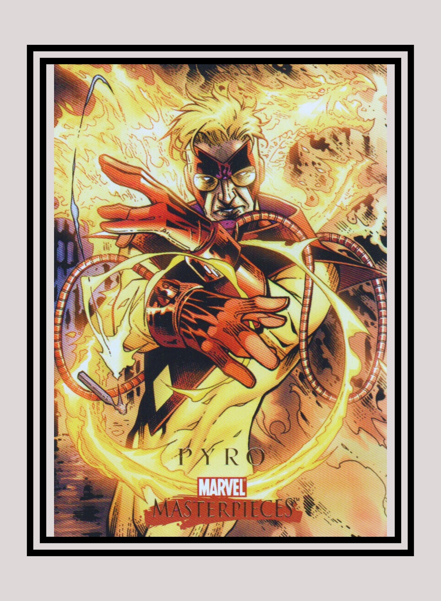 Marvel! 1x Pyro - Base (#63 - 2008 Upper Deck Marvel Masterpieces Series 2)