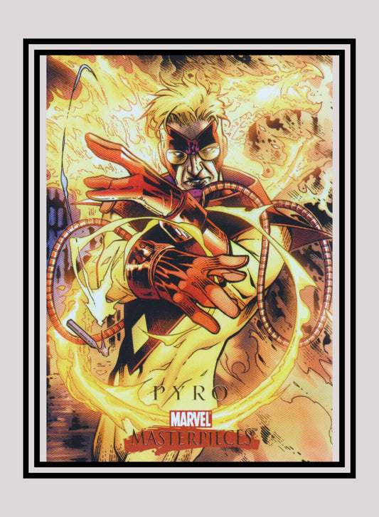 Marvel! 1x Pyro - Base (#63 - 2008 Upper Deck Marvel Masterpieces Series 2)