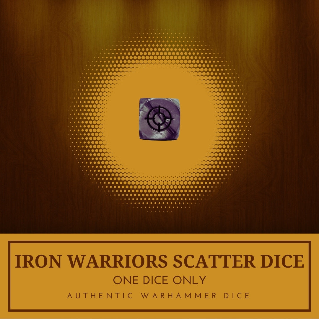 1x Iron Warriors Dice - Warhammer 40K Horus Heresy