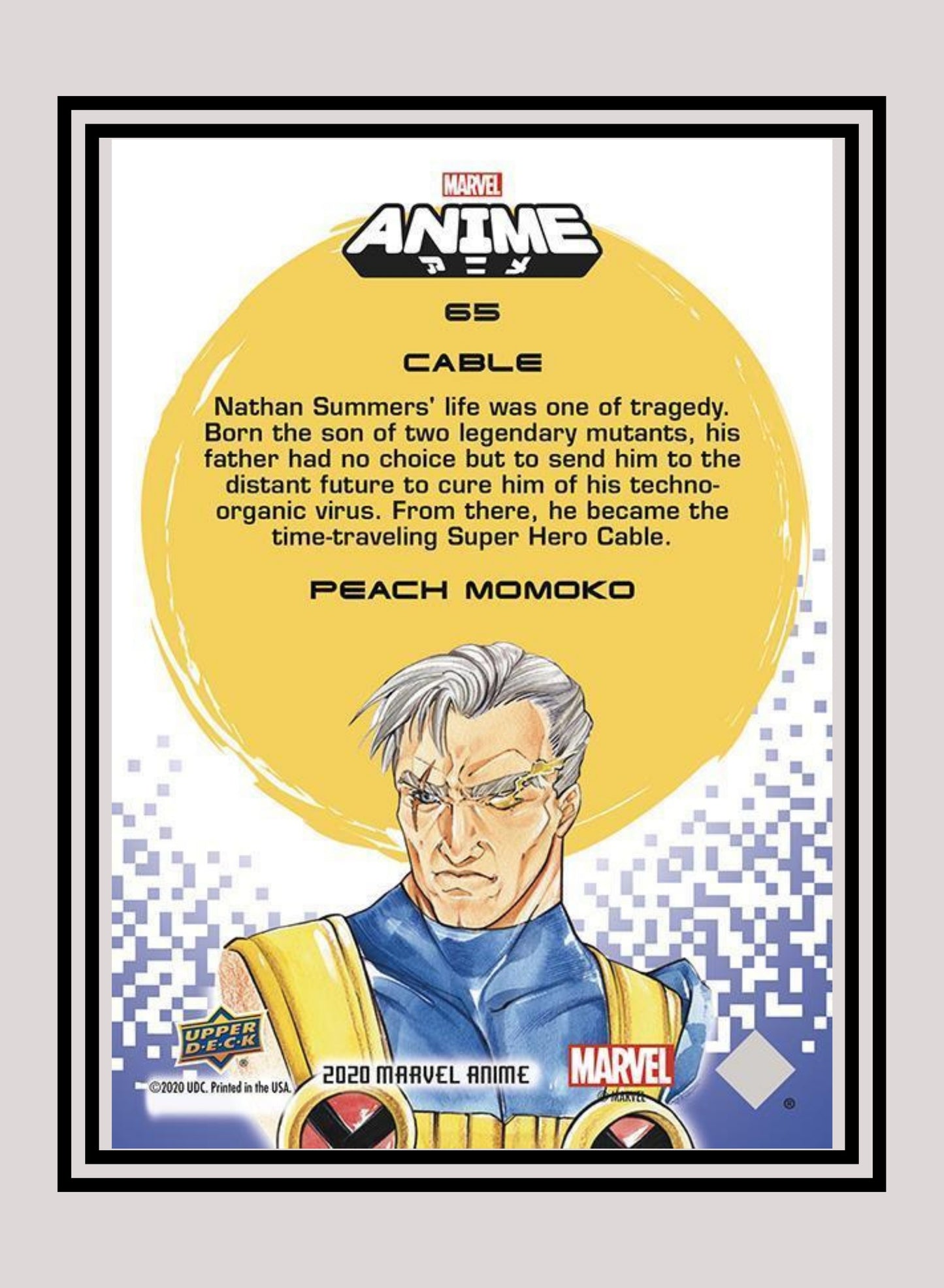 Marvel! 1x Cable - Base (#65 - 2020 Upper Deck Marvel Anime)