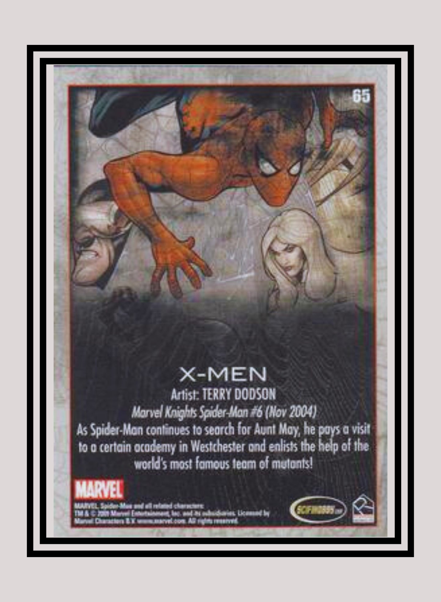 Marvel! 1x X-Men - Base (#65 - 2009 Rittenhouse Spiderman Archives)