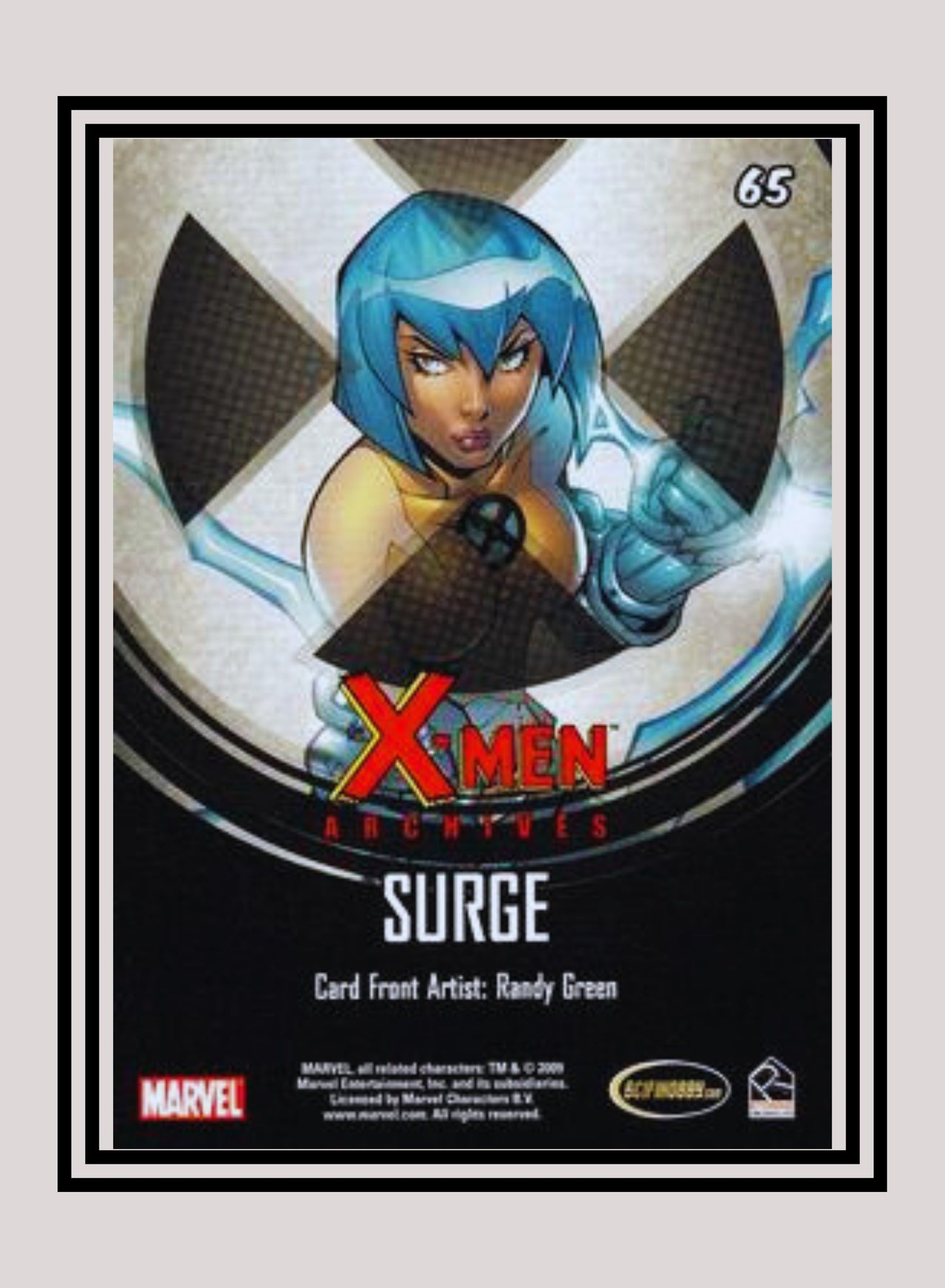 Marvel! 1x Surge - Base (#65 - 2009 Rittenhouse X-Men Archives)