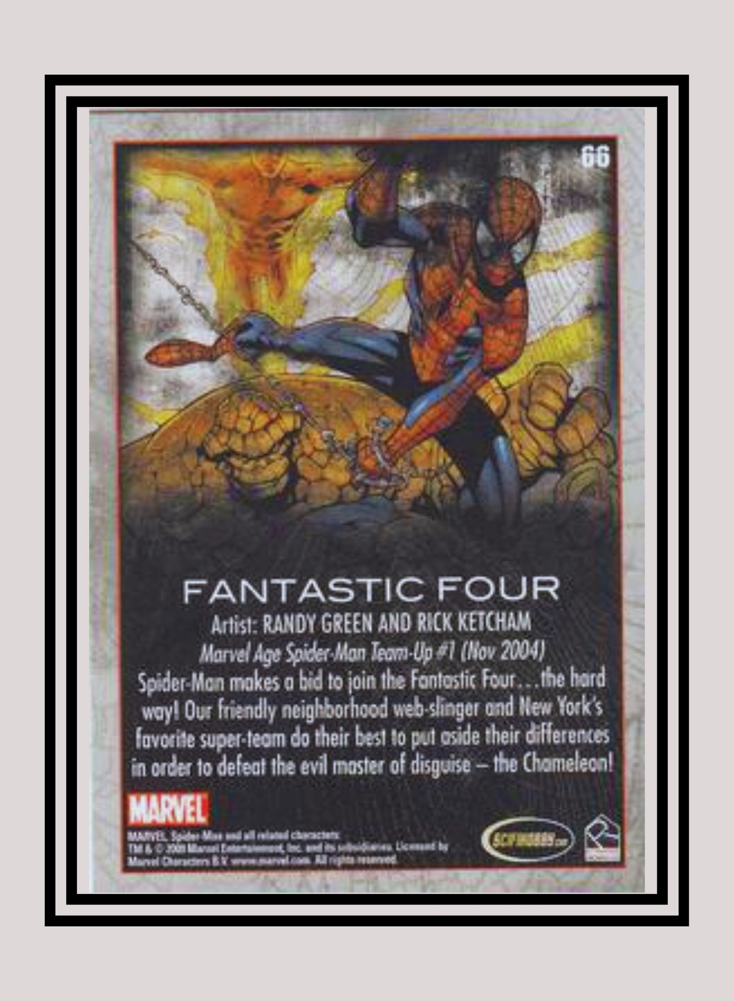 Marvel! 1x Fantastic Four - Base (#66 - 2009 Rittenhouse Spiderman Archives)