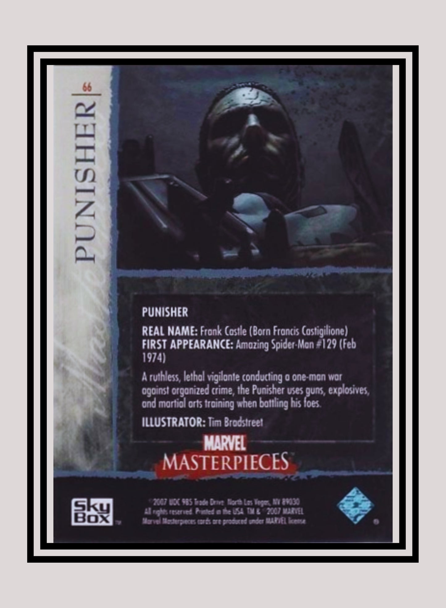 Marvel! 1x Punisher - Base (#66 - 2007 Upper Deck Marvel Masterpieces)