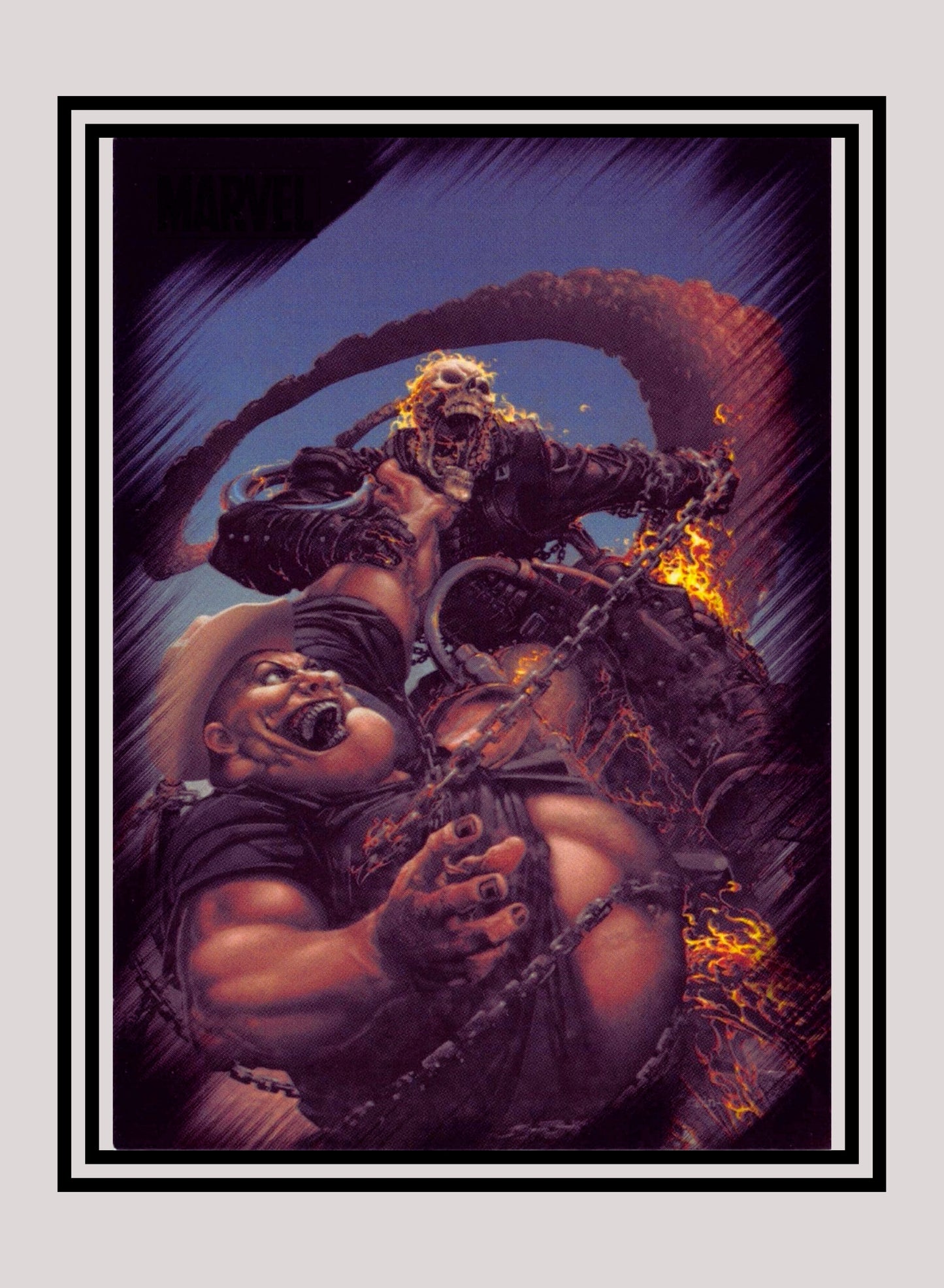 Marvel! 1x Ghost Rider vs. Hoss - Base (#67 - 2010 Rittenhouse Marvel Heroes & Villains)