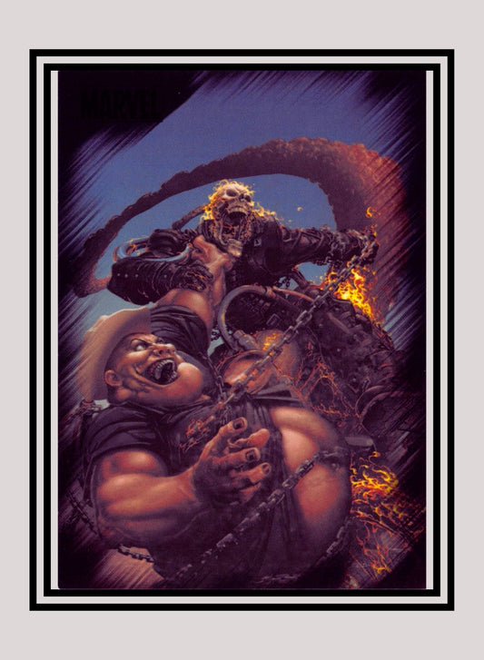 Marvel! 1x Ghost Rider vs. Hoss - Base (#67 - 2010 Rittenhouse Marvel Heroes & Villains)