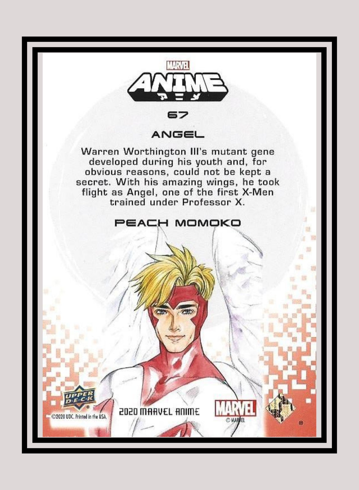 Marvel! 1x Angel - Base (#67 - 2020 Upper Deck Marvel Anime)