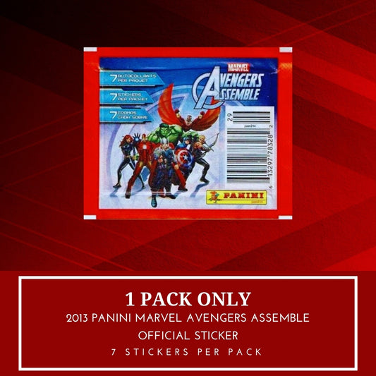 1x 2013 Panini Marvel Avengers Assemble - Sticker Pack (SEALED)