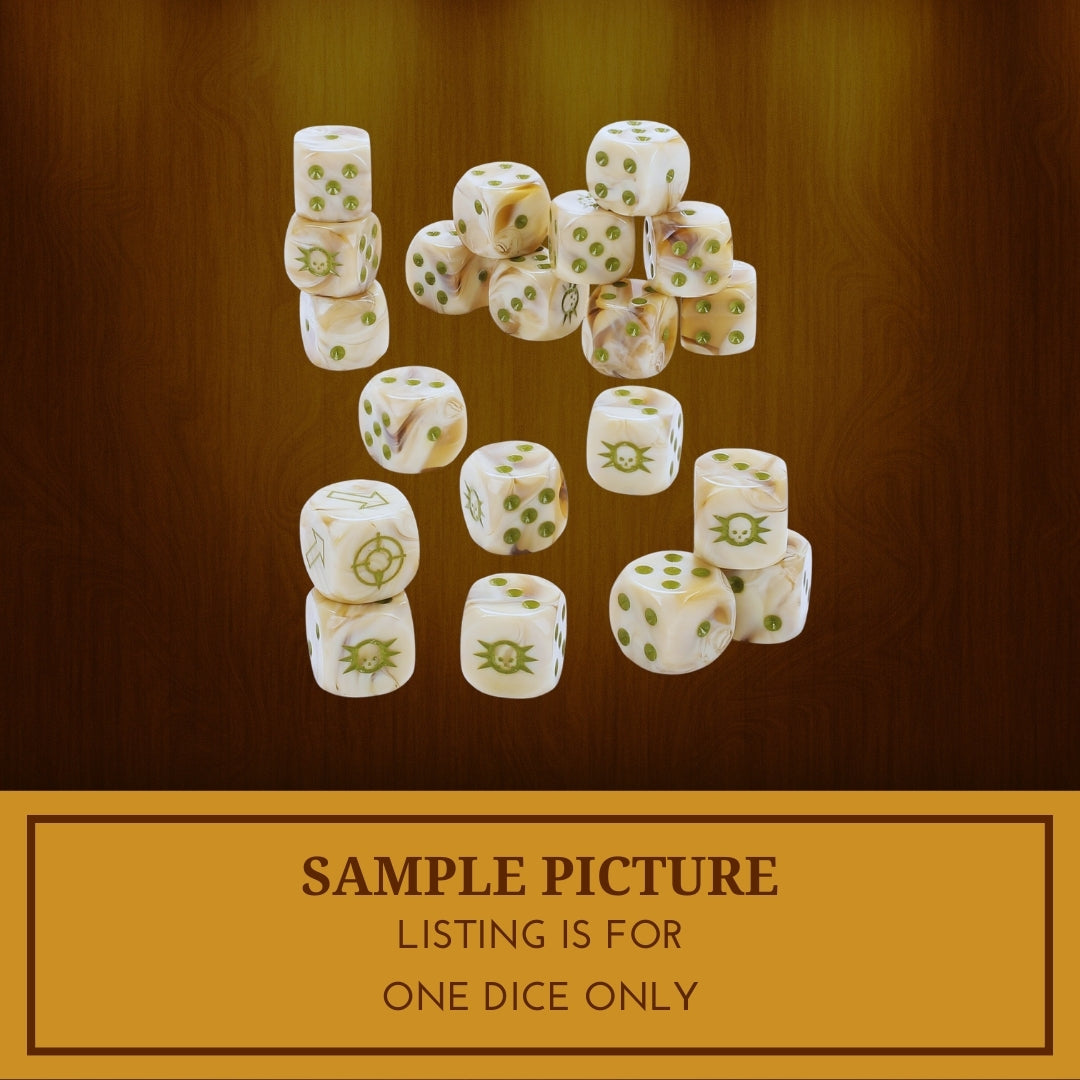 1x Death Guard Dice - Warhammer 40K Horus Heresy