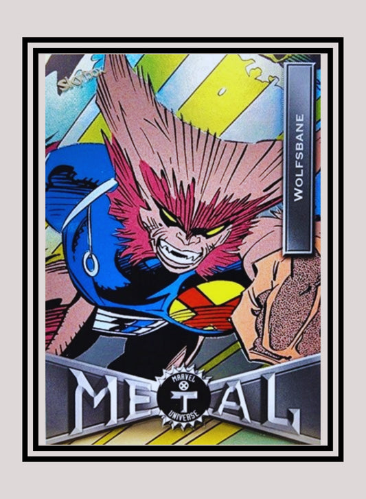 Marvel! 1x Wolfsbane - Base Low Series (#068 - 2021 Upper Deck X-Men Metal Universe)