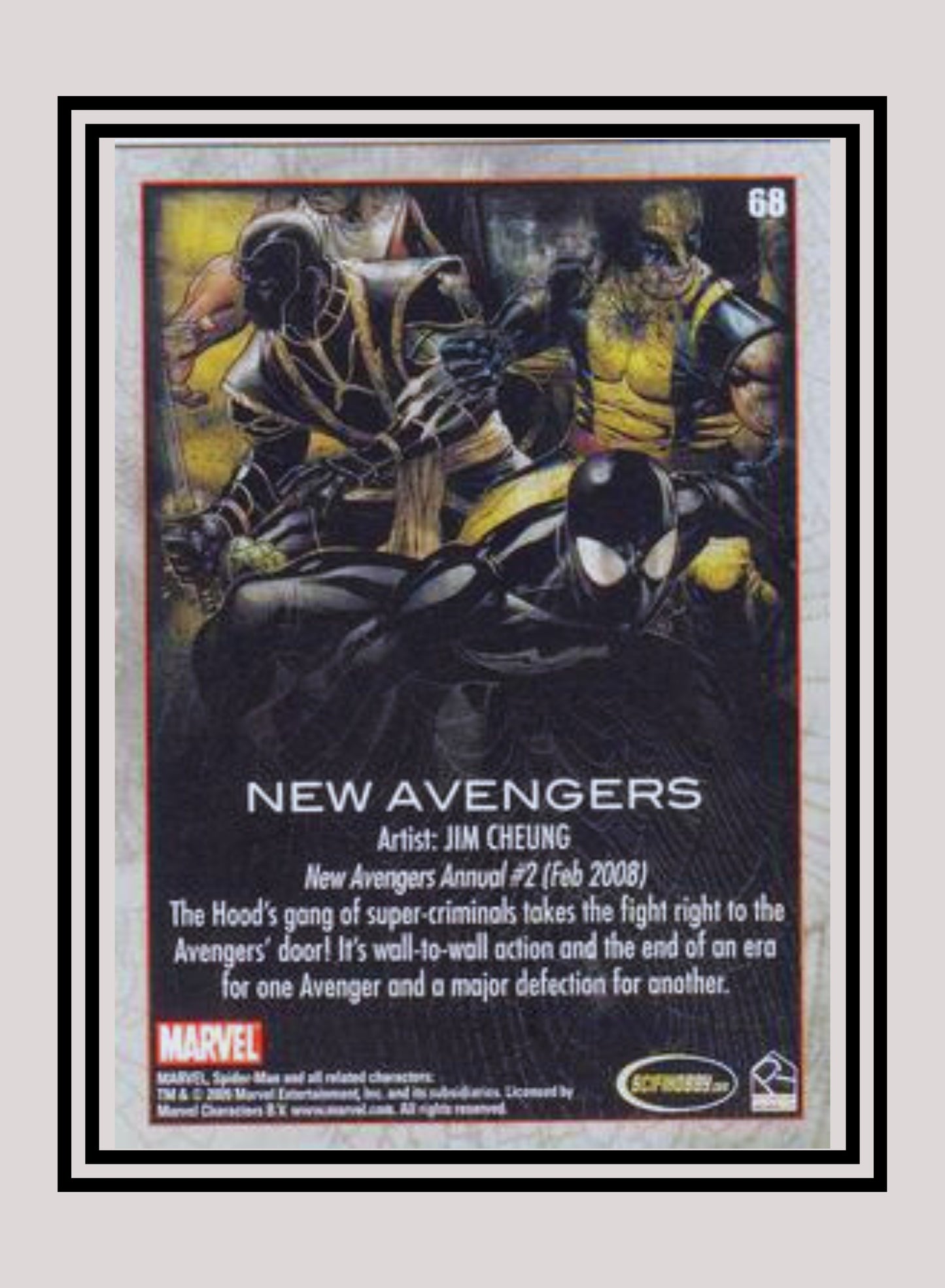 Marvel! 1x New Avengers - Base (#68 - 2009 Rittenhouse Spiderman Archives)