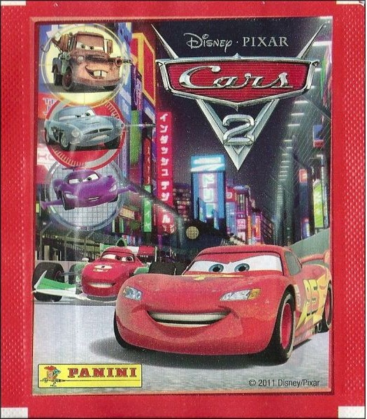 1x 2011 Panini Disney Pixar Cars 2 - Sticker Pack (SEALED)