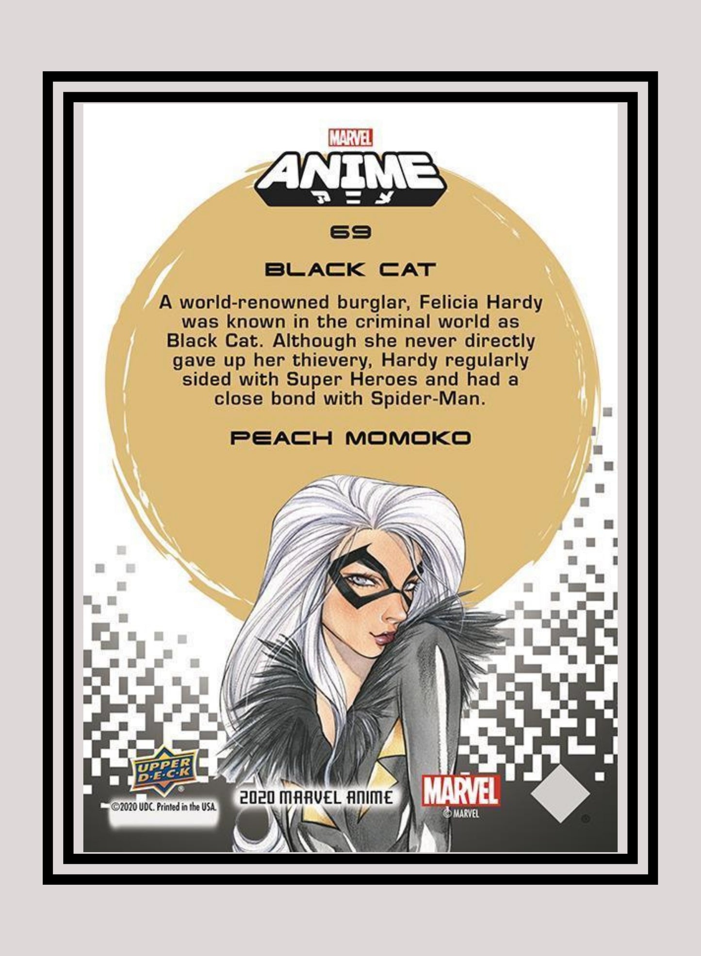 Marvel! 1x Black Cat - Base (#69 - 2020 Upper Deck Marvel Anime)